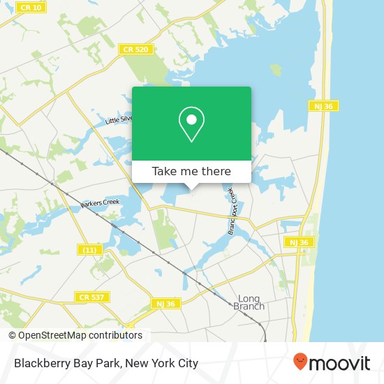 Mapa de Blackberry Bay Park