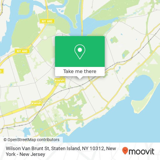 Mapa de Wilson Van Brunt St, Staten Island, NY 10312