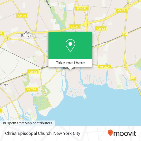 Christ Episcopal Church map