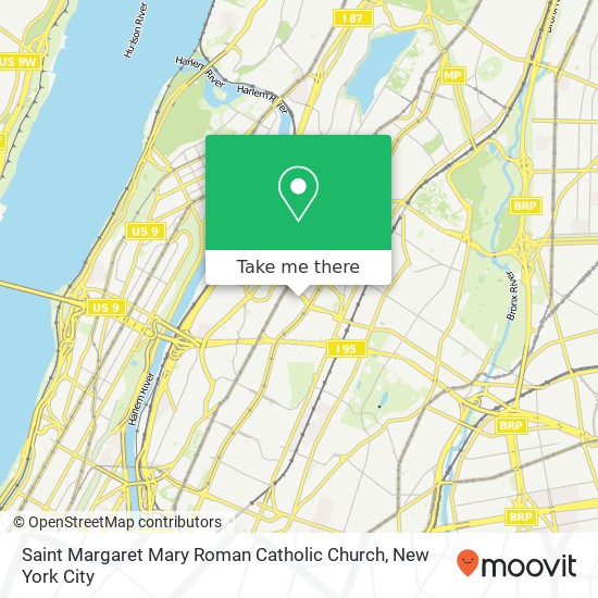 Saint Margaret Mary Roman Catholic Church map