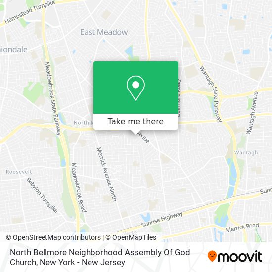 North Bellmore Neighborhood Assembly Of God Church map