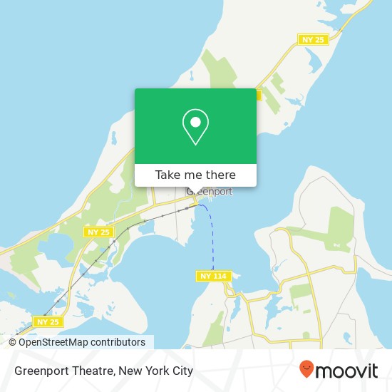Mapa de Greenport Theatre