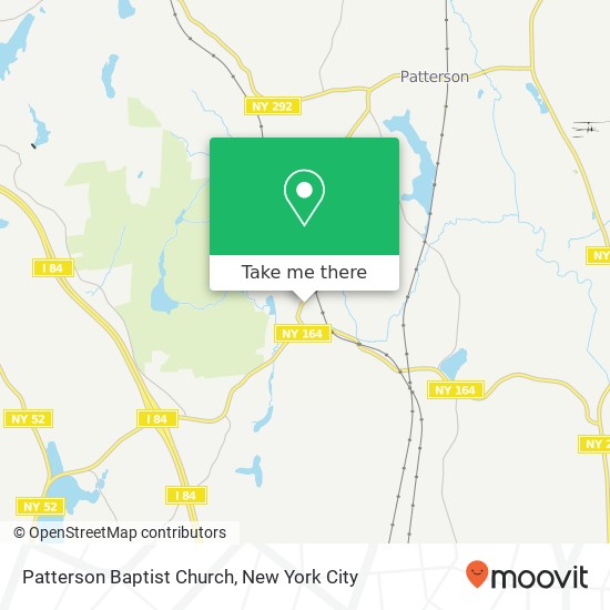 Patterson Baptist Church map