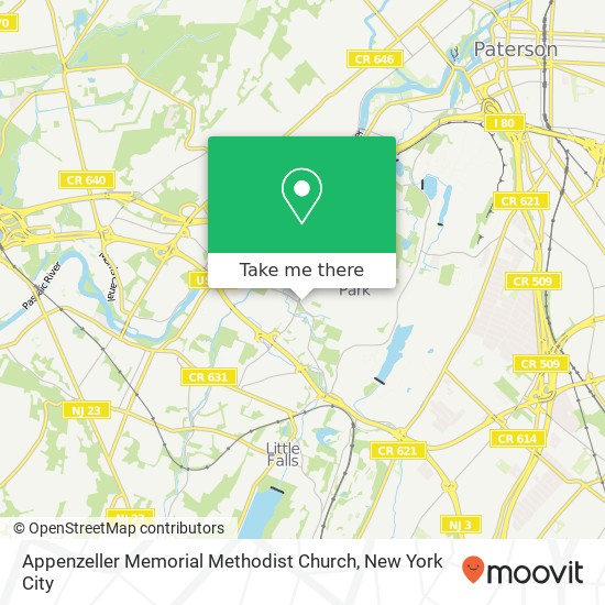 Mapa de Appenzeller Memorial Methodist Church