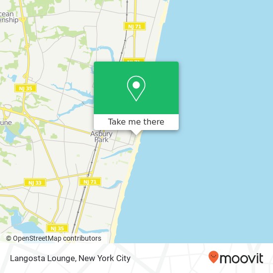 Langosta Lounge map