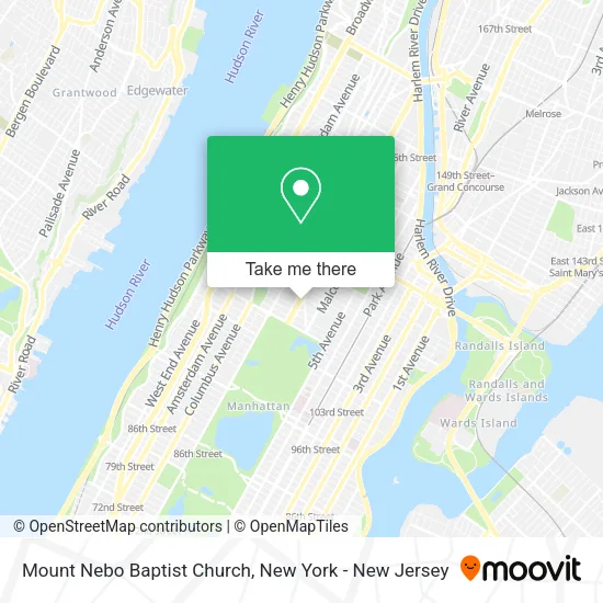 Mount Nebo Baptist Church map