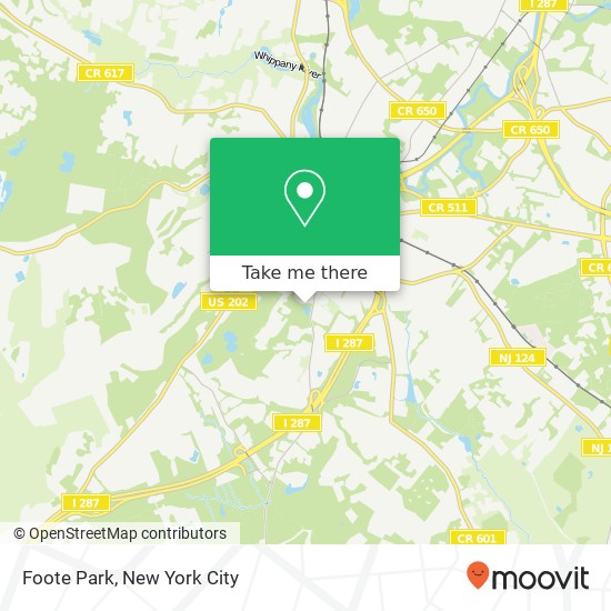 Mapa de Foote Park