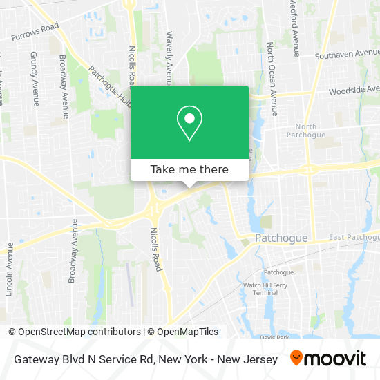 Mapa de Gateway Blvd N Service Rd