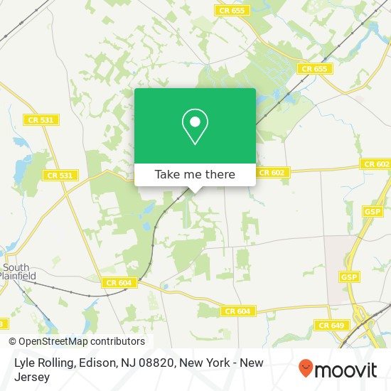 Lyle Rolling, Edison, NJ 08820 map
