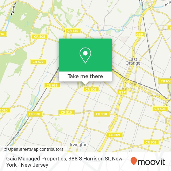 Mapa de Gaia Managed Properties, 388 S Harrison St