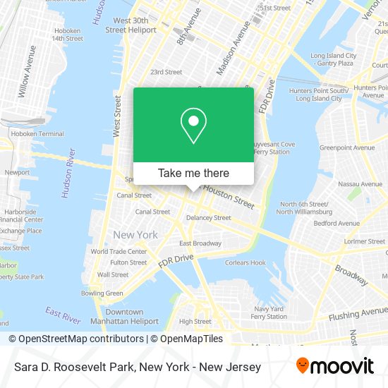 Mapa de Sara D. Roosevelt Park