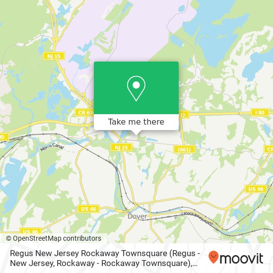 Regus New Jersey Rockaway Townsquare (Regus - New Jersey, Rockaway - Rockaway Townsquare), 100 Enterprise Dr map