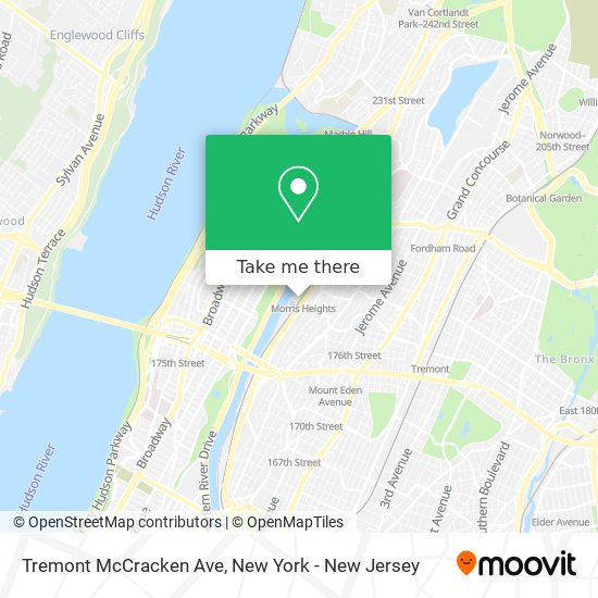 Mapa de Tremont McCracken Ave