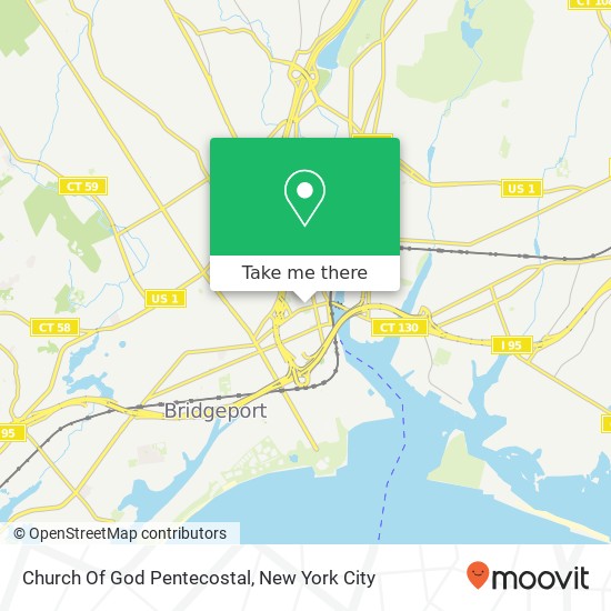 Church Of God Pentecostal map