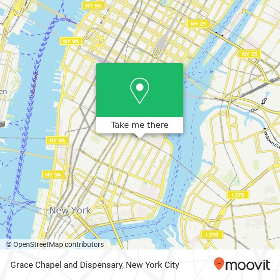 Grace Chapel and Dispensary map