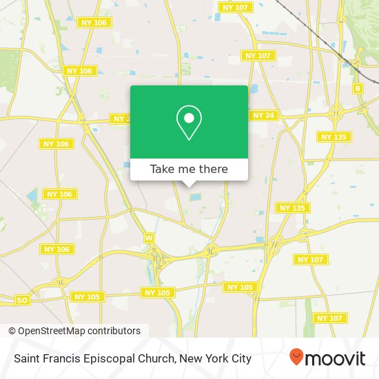 Saint Francis Episcopal Church map