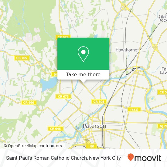 Mapa de Saint Paul's Roman Catholic Church