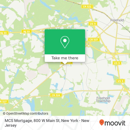 Mapa de MCS Mortgage, 800 W Main St