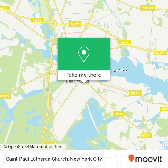 Mapa de Saint Paul Lutheran Church