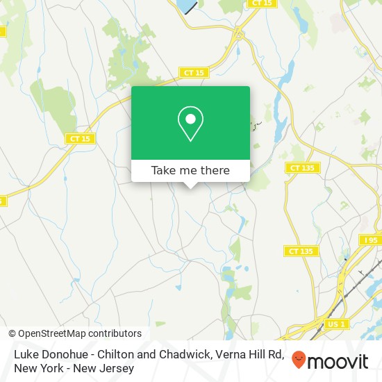 Mapa de Luke Donohue - Chilton and Chadwick, Verna Hill Rd