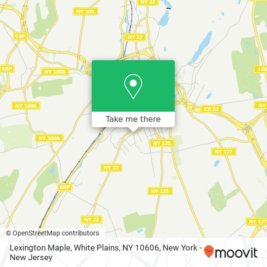 Mapa de Lexington Maple, White Plains, NY 10606