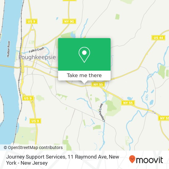 Journey Support Services, 11 Raymond Ave map