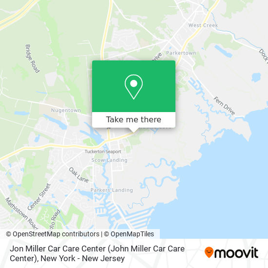 Jon Miller Car Care Center map