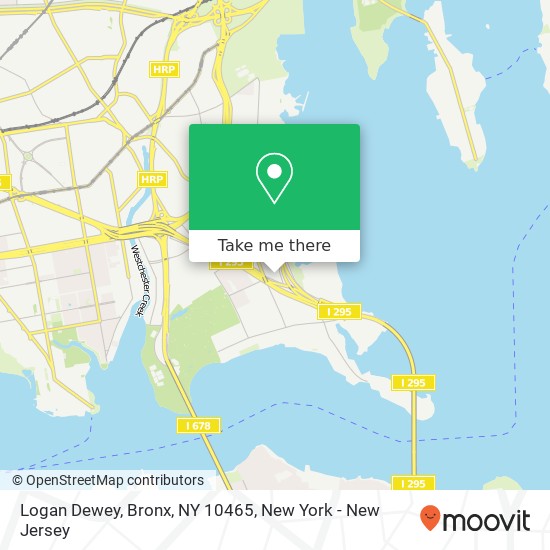 Mapa de Logan Dewey, Bronx, NY 10465