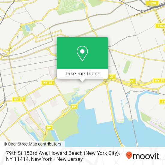 Mapa de 79th St 153rd Ave, Howard Beach (New York City), NY 11414