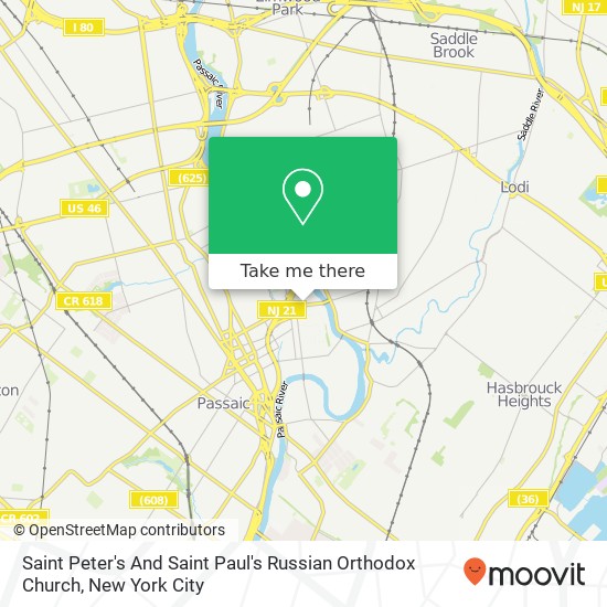 Saint Peter's And Saint Paul's Russian Orthodox Church map