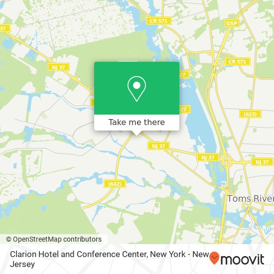 Clarion Hotel And Conference Center map