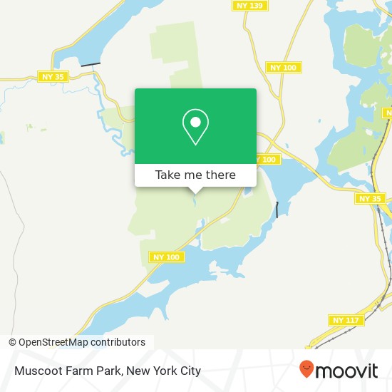 Muscoot Farm Park map