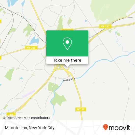 Mapa de Microtel Inn