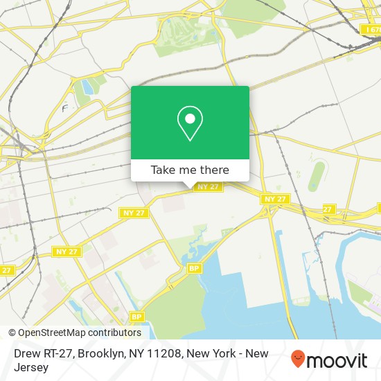 Drew RT-27, Brooklyn, NY 11208 map