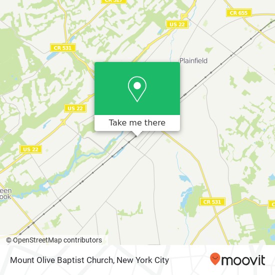 Mount Olive Baptist Church map