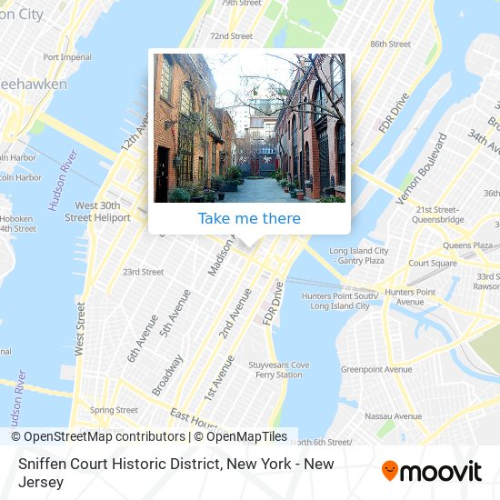 Mapa de Sniffen Court Historic District