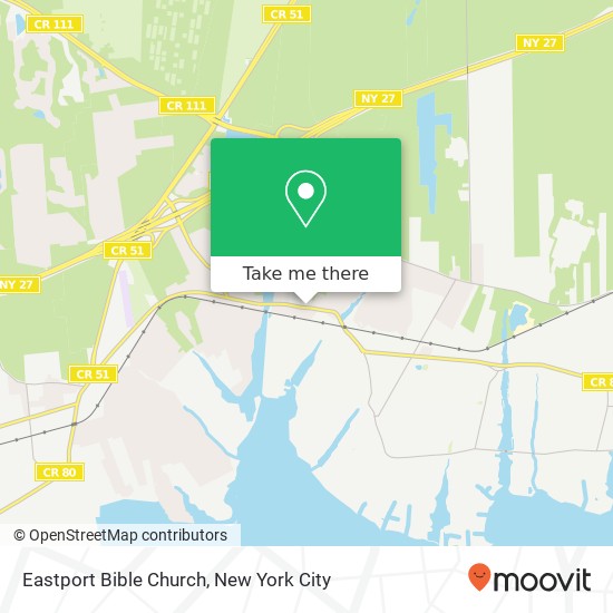 Eastport Bible Church map