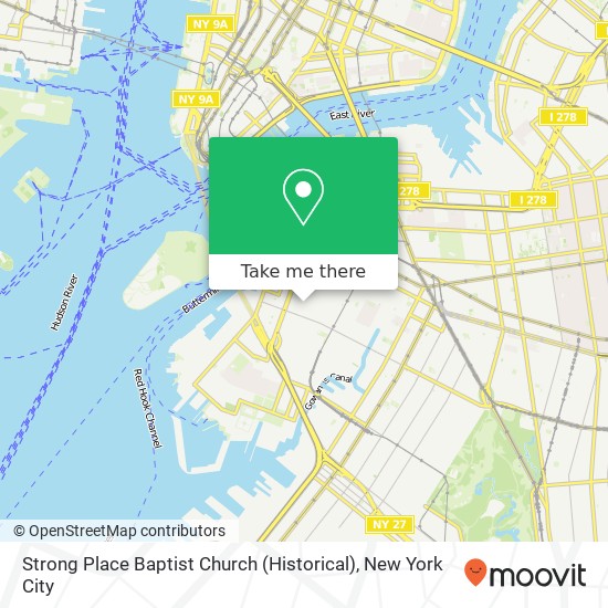 Strong Place Baptist Church (Historical) map