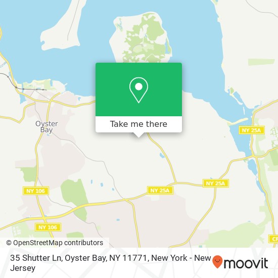 Mapa de 35 Shutter Ln, Oyster Bay, NY 11771