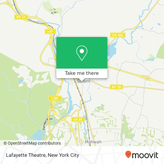 Mapa de Lafayette Theatre