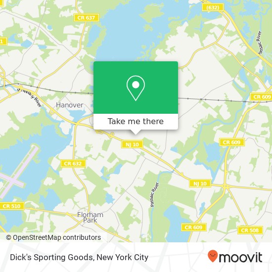 Mapa de Dick's Sporting Goods