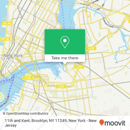 11th and Kent, Brooklyn, NY 11249 map