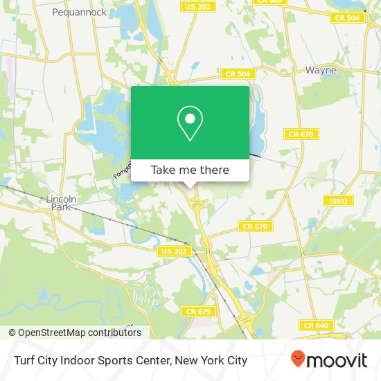 Turf City Indoor Sports Center map