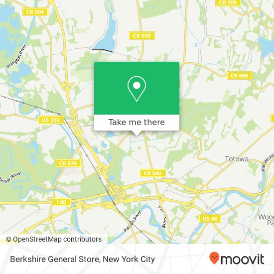 Mapa de Berkshire General Store