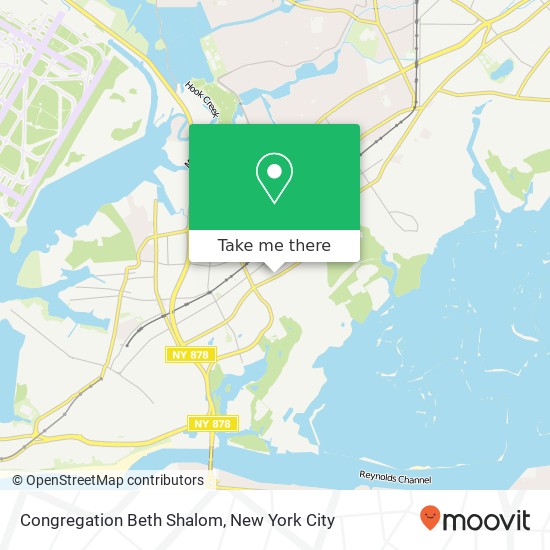 Mapa de Congregation Beth Shalom