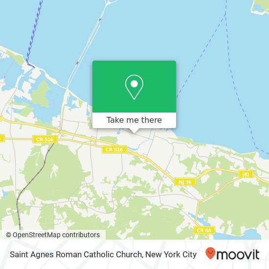 Mapa de Saint Agnes Roman Catholic Church