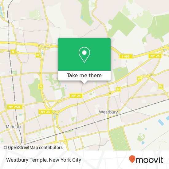 Westbury Temple map