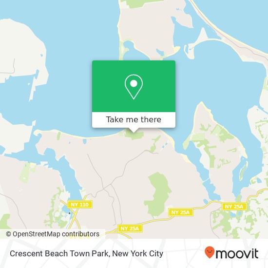 Crescent Beach Town Park map