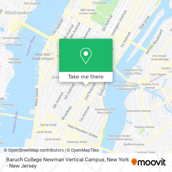 Baruch College Campus Map How To Get To Baruch College Newman Vertical Campus In Manhattan By Subway,  Bus Or Train?