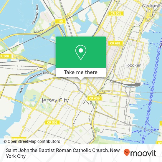 Mapa de Saint John the Baptist Roman Catholic Church